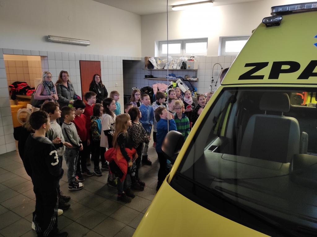 Exkurze na základnu Zdravotnické záchranné služby ve Skutči, 14. 3. 2023