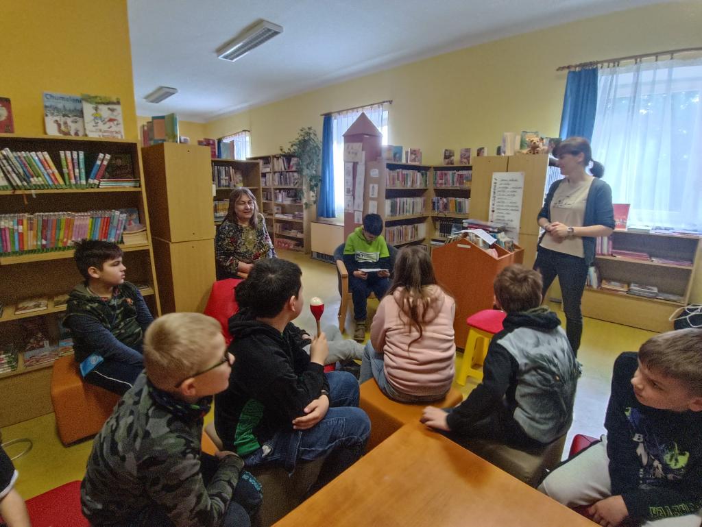 Návštěva knihovny, 31. 3. 2023