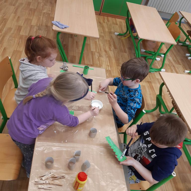 Zdobení vajíček v přípravné třídě, 27. 3. 2023