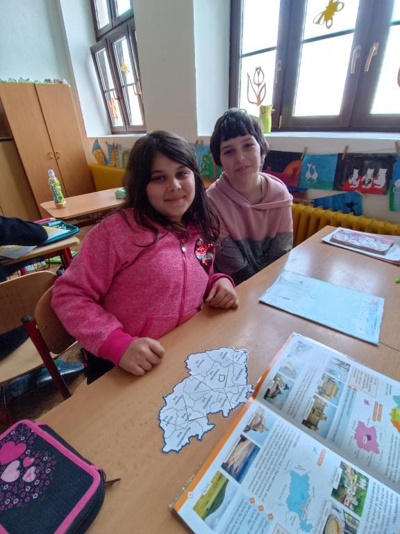 Náš svět - práce s mapou, kraje ČR, 25. 4. 2023