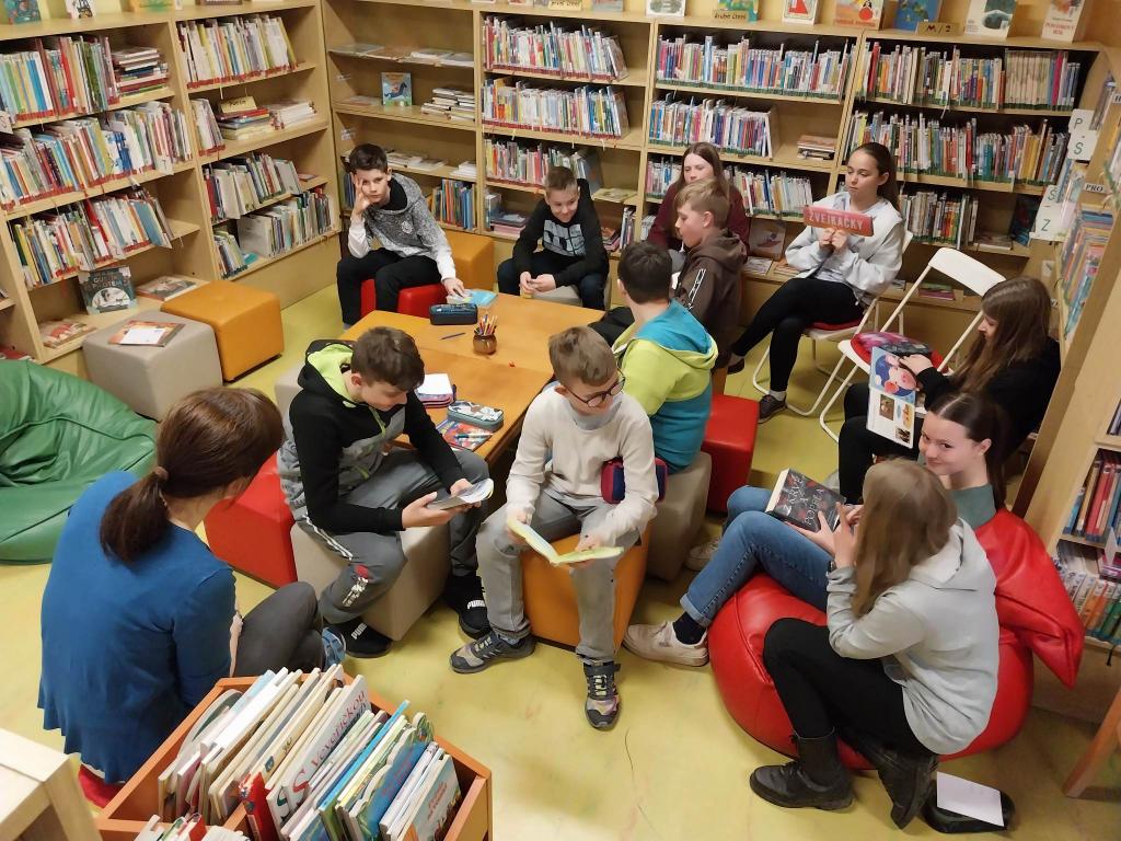Návštěva knihovny, 13. 4. 2023