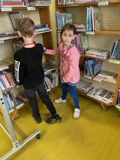 návštěva Městské knihovny, 24. 4. 2023