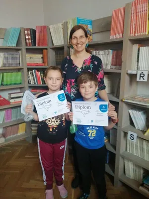 Vyhlášení - matematických soutěží Klokan, Pangea, Matýsek a olympiáda, 20. 4. 2023