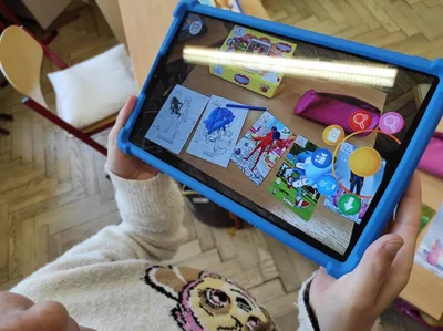 Tablety a 4D karty ve 3.B, 16. 5. 2023