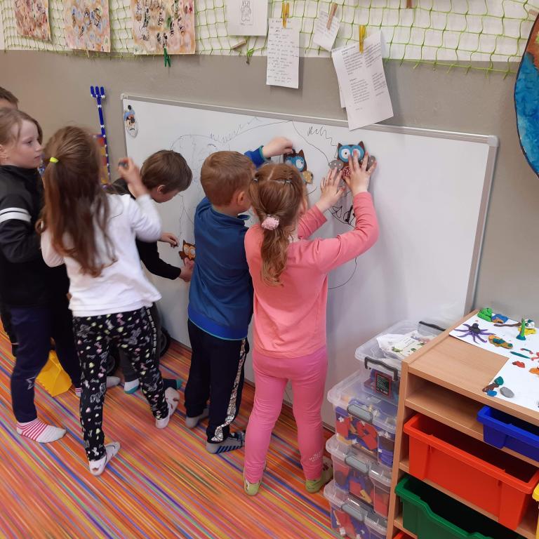 Vyrábíme školního maskota - přípravná třída, 18. 5. 2023