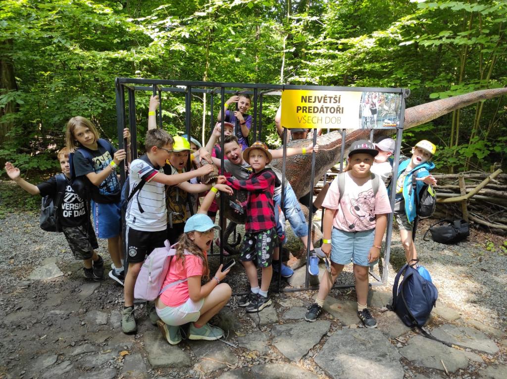 Dinopark a ZOO park Vyškov - 2. třída, 3.AB, 22. 6. 2023