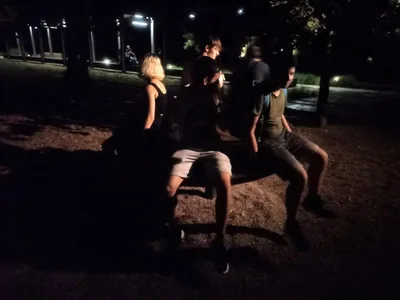 "podešťová" noční procházka Pardubicemi...aneb Adélka má narozeniny, 27. 6. 2023