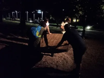 "podešťová" noční procházka Pardubicemi...aneb Adélka má narozeniny, 27. 6. 2023
