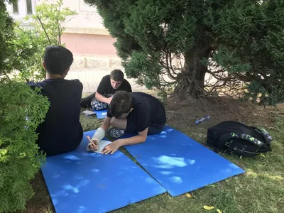 Pohoda a relaxace na školní zahradě, 23. 6. 2023