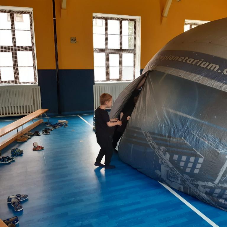 Přípravka v mobilním planetáriu, 27. 6. 2023