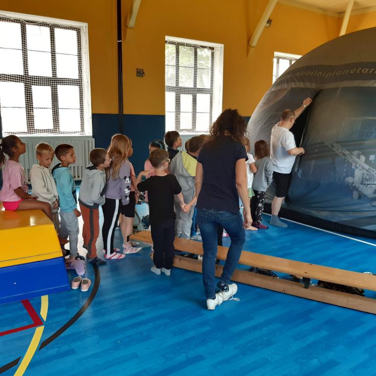 Přípravka v mobilním planetáriu, 27. 6. 2023