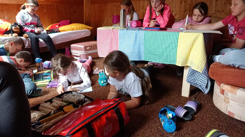 Škola v přírodě 3.A a 3.B - den druhý, 7. 6. 2023