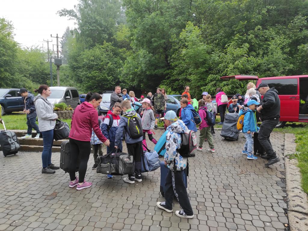 Škola v přírodě 3.A a 3.B - den první, 6. 6. 2023