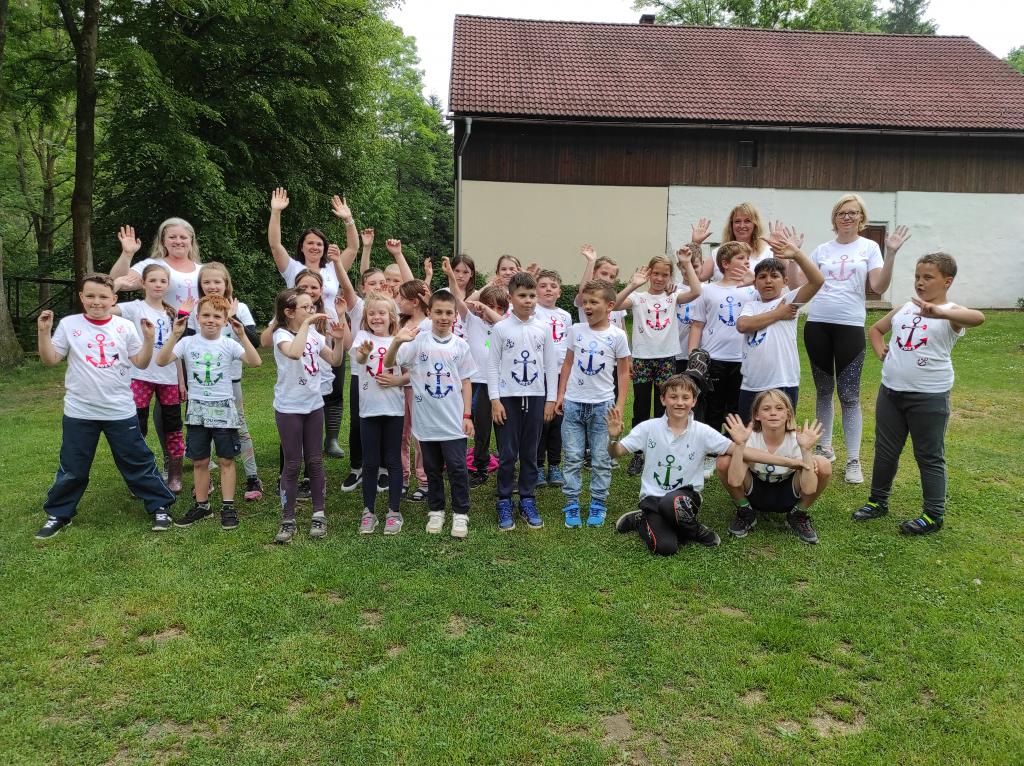Škola v přírodě 3.A a 3.B - den první, 6. 6. 2023