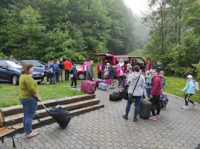 Škola v přírodě 3.A a 3.B - den první, 6. 6. 2023