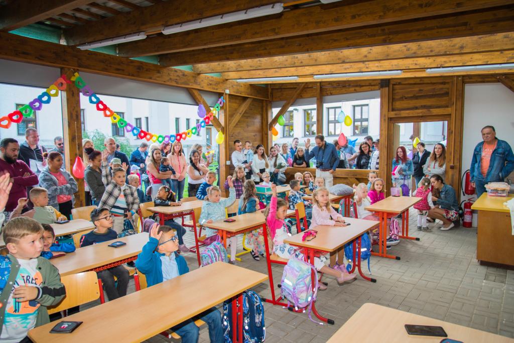 1. školní den - prvňáčci, 4. 9. 2023