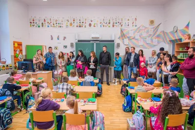 1. školní den - prvňáčci, 4. 9. 2023