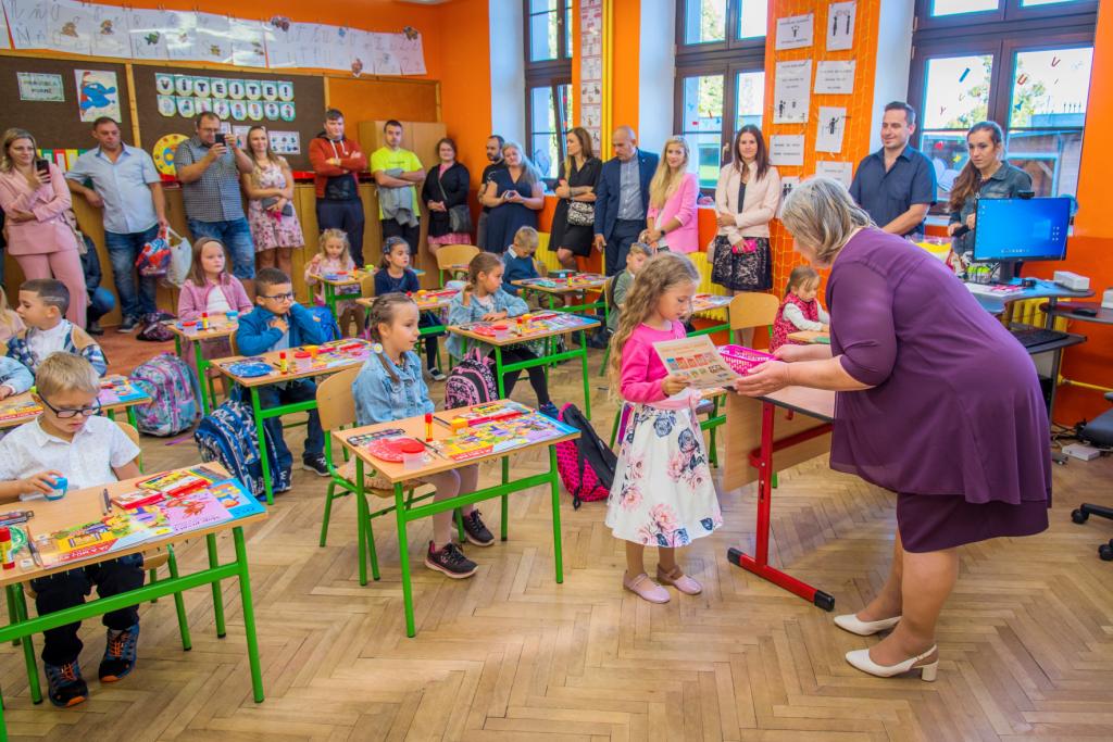 1. školní den - prvňáčci, 4. 9. 2023