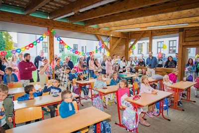 1. školní den - prvňáčci, 4. 9. 2023
