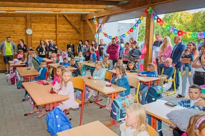 1. školní den - prvňáčci, 4. 9. 2023
