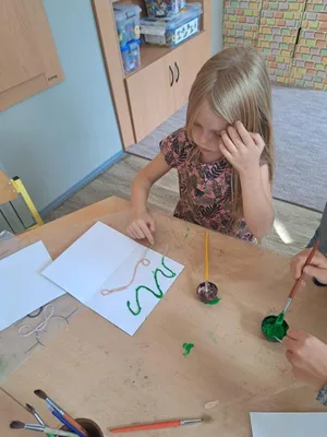Malování s provázkem, 27. 9. 2023