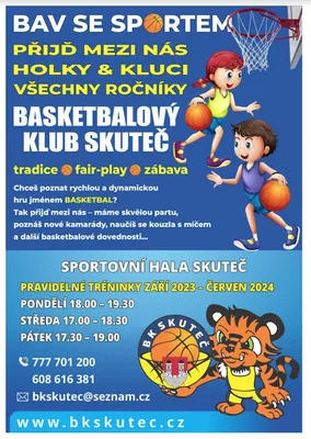 Nabídka sportovních aktivit nepořádaných školou, 7. 9. 2023