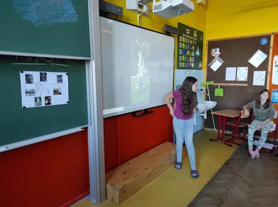 Naše prázdniny - koláž, prezentace; návštěva prvňáčků, 5. 9. 2023