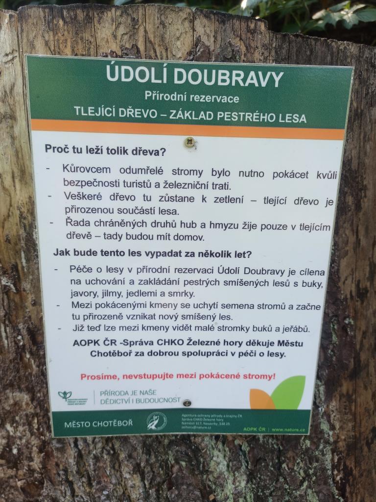 NAUČNÁ STEZKA ÚDOLÍM DOUBRAVY, 13. 9. 2023