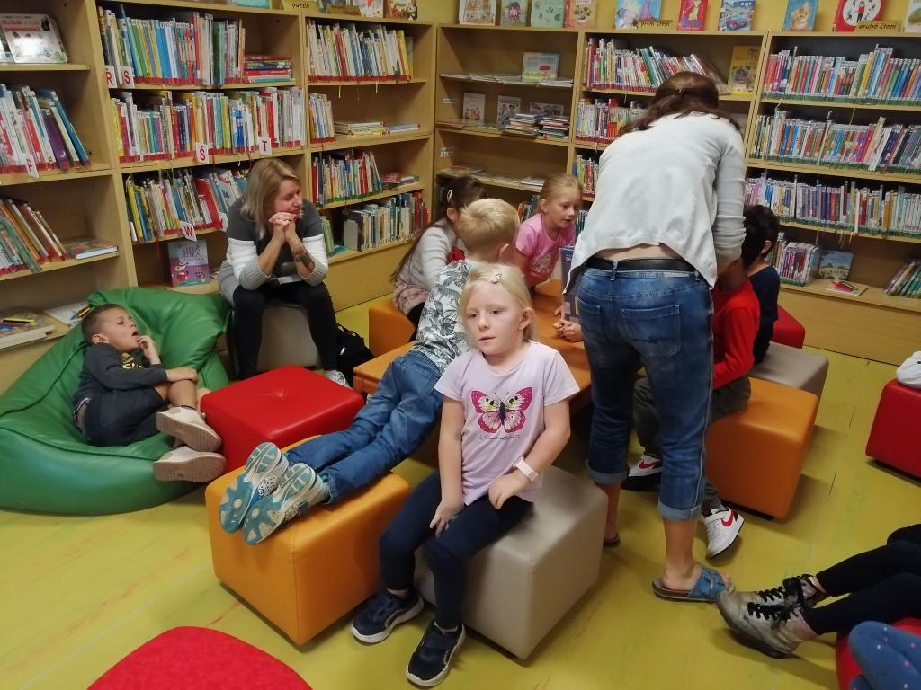 Návštěva knihovny, 25. 9. 2023