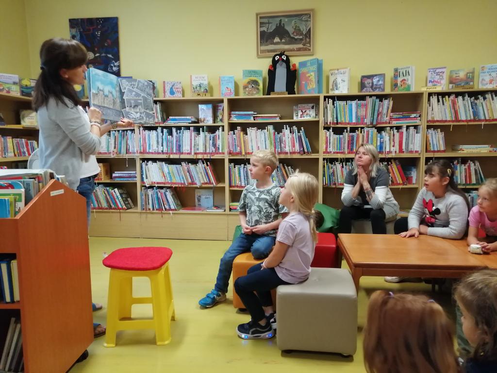 Návštěva knihovny, 25. 9. 2023