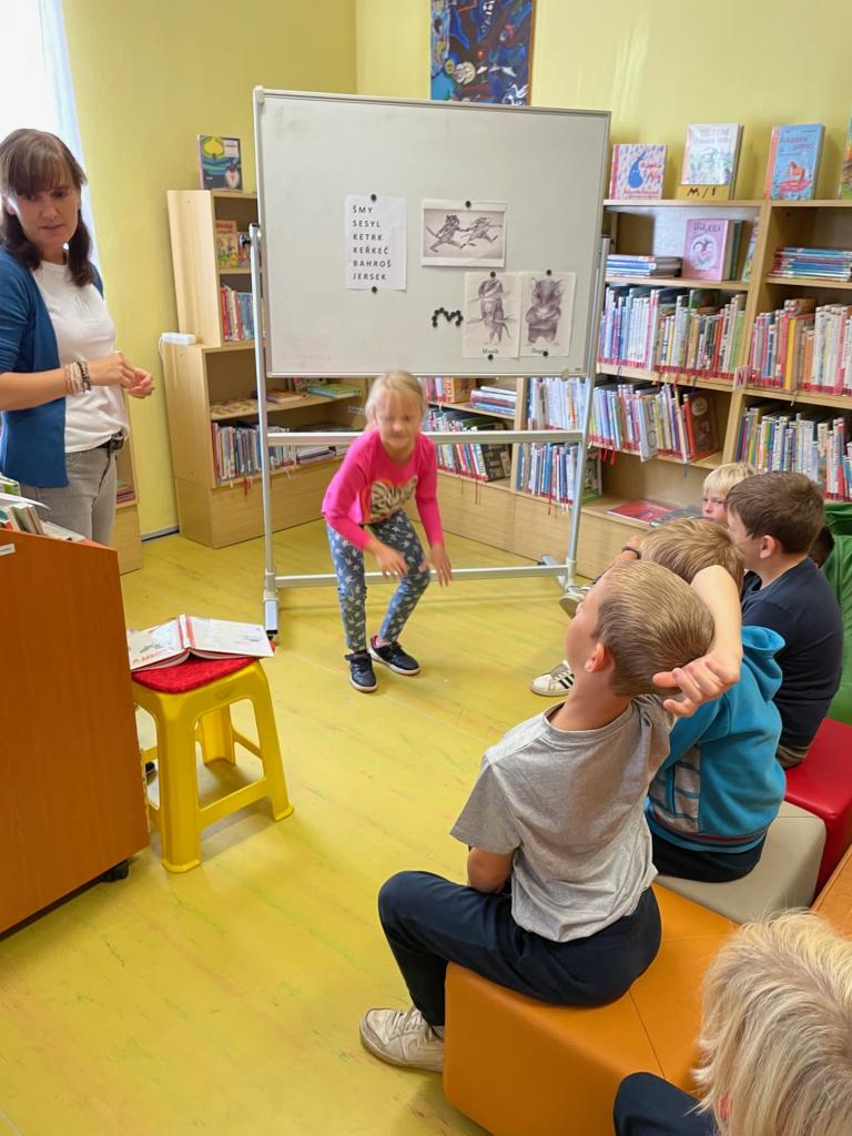 návštěva Městské knihovny, 27. 9. 2023