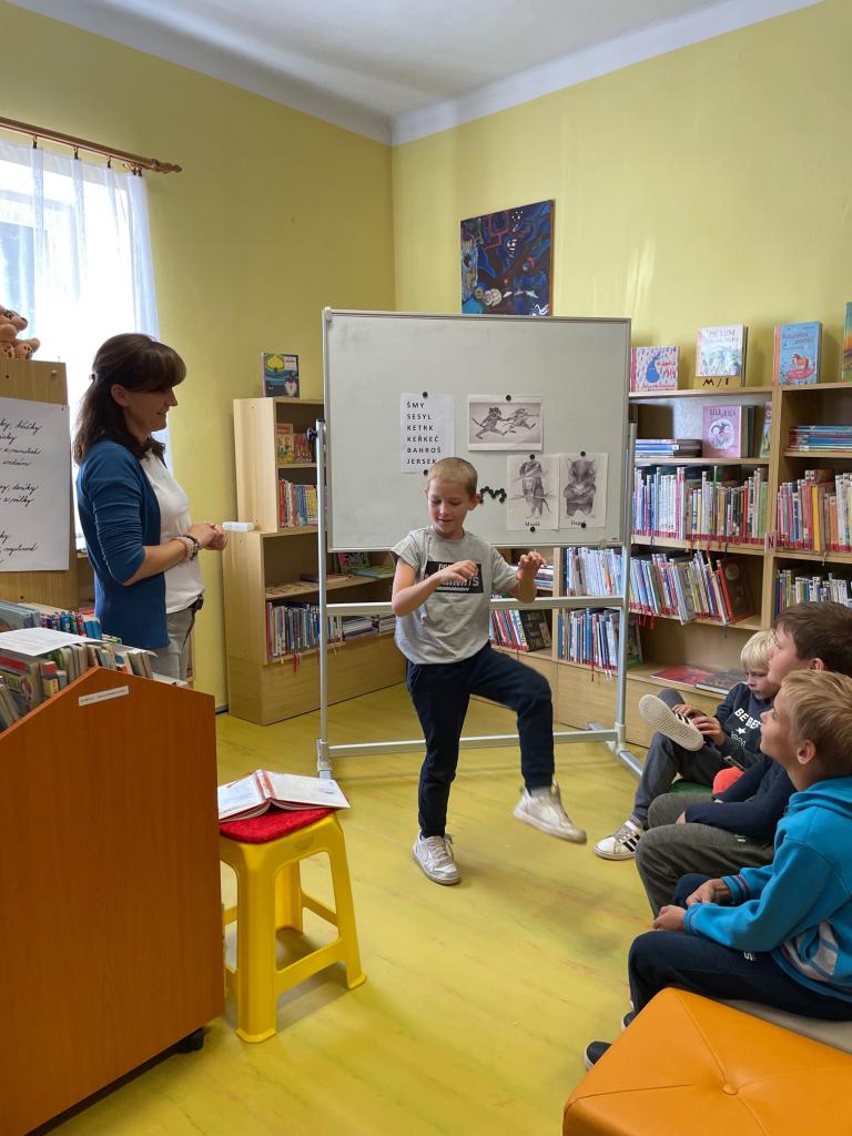 návštěva Městské knihovny, 27. 9. 2023