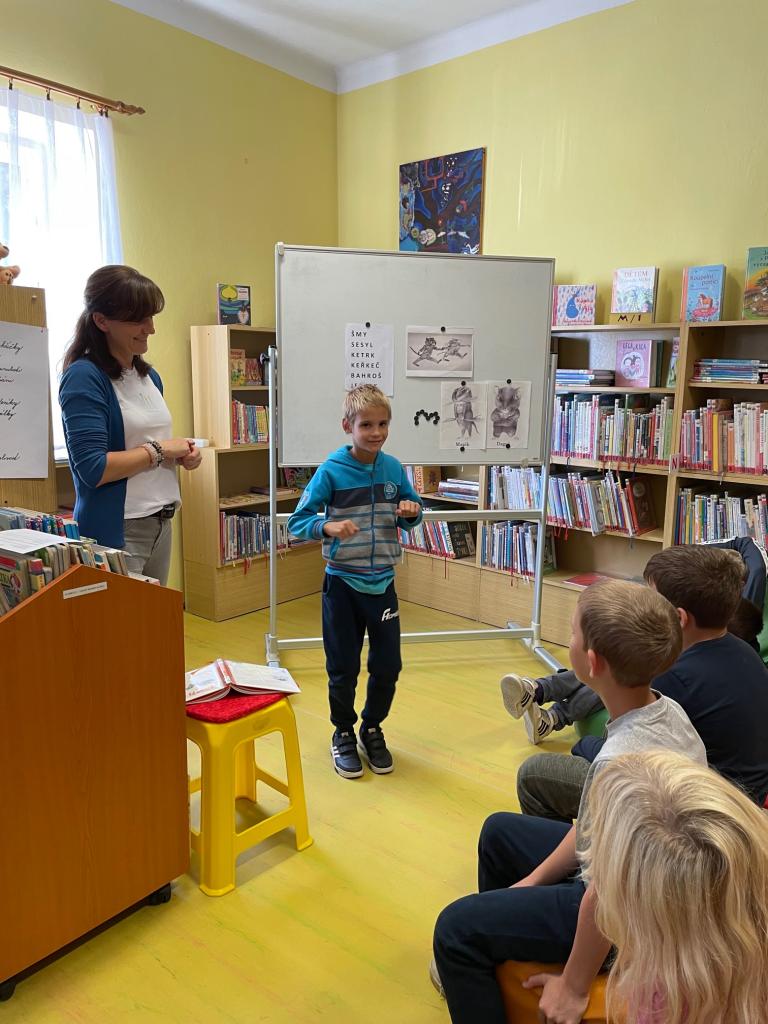 návštěva Městské knihovny, 27. 9. 2023