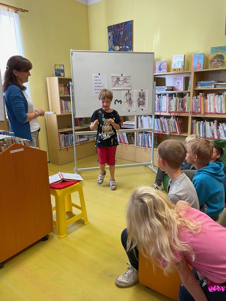 návštěva Městské knihovny, 27. 9. 2023