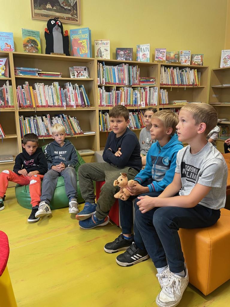 návštěva Městské knihovny, 27. 9. 2023