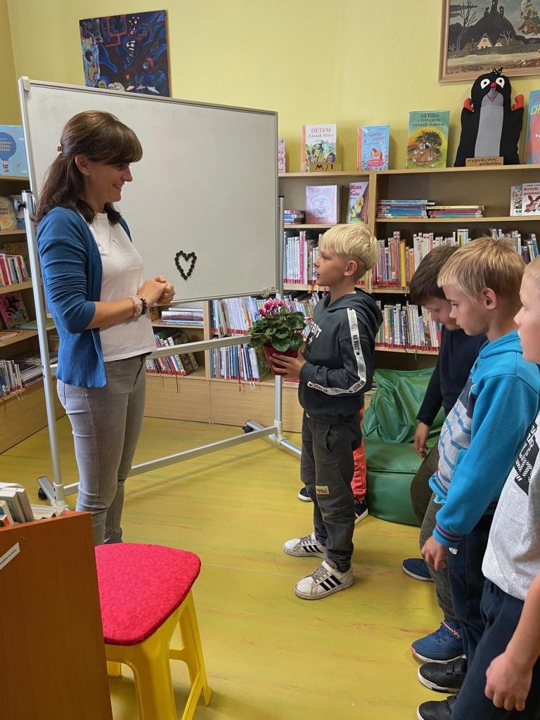návštěva Městské knihovny, 27. 9. 2023
