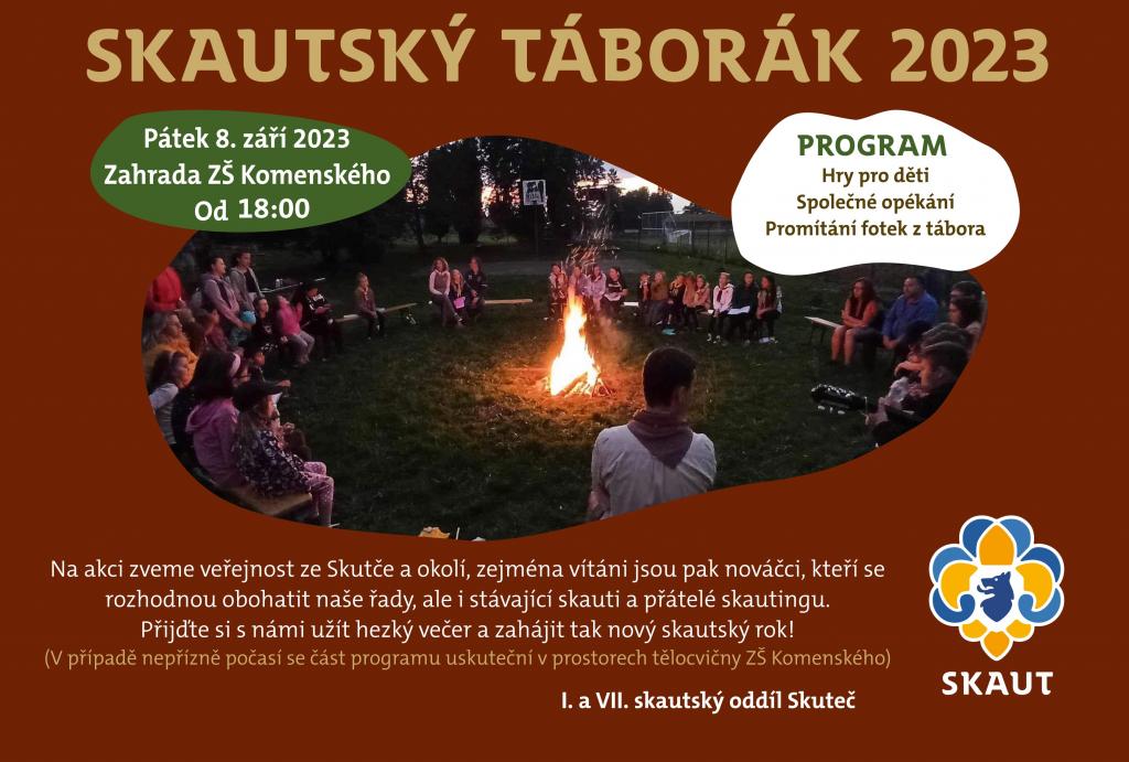 Skautský táborák, 2. 9. 2023