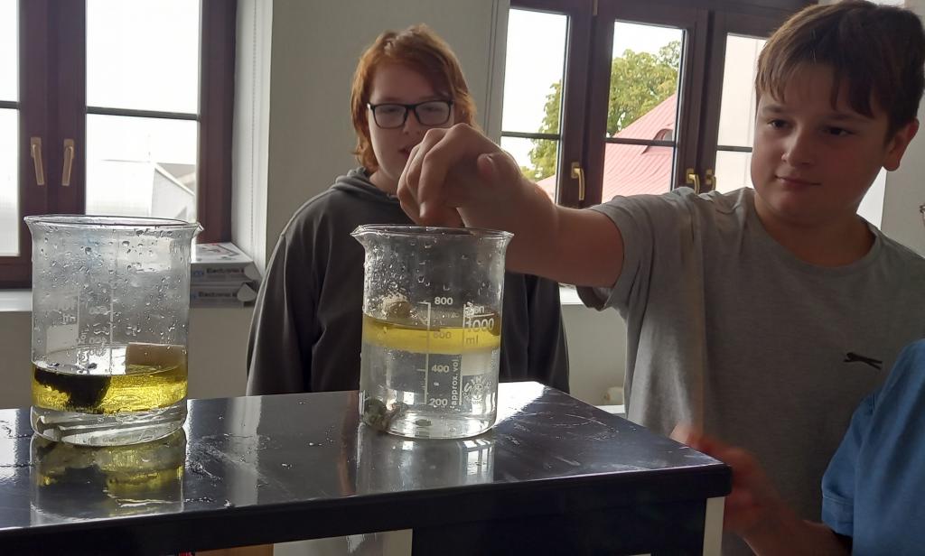 Chemie: Laboratorní práce: Látky a jejich vlastnosti, 18. 10. 2023