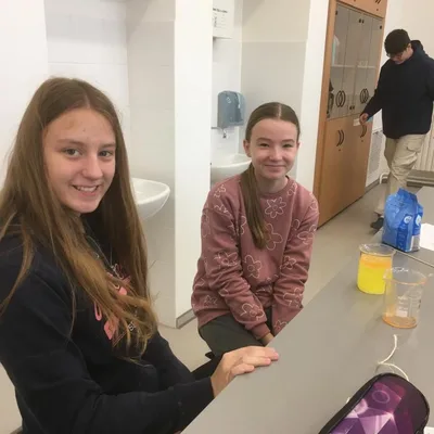 Chemie - pokusy - lávová sopka, výroba krystalů soli, Den stromů a prokázání barviv v listech, 20. 10. 2023