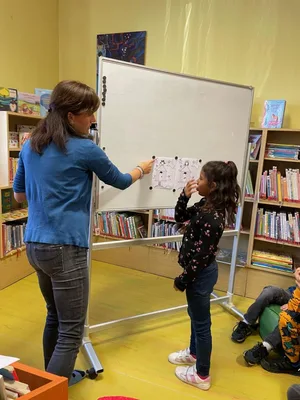 návštěva Městské knihovny, 23. 10. 2023