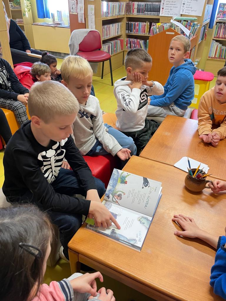 návštěva Městské knihovny, 23. 10. 2023