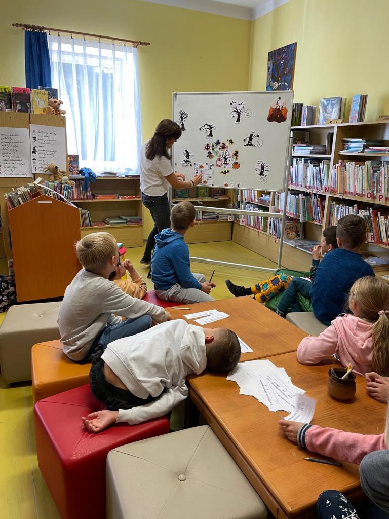 návštěva Městské knihovny, 23. 10. 2023
