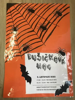 Připravujeme Dušičkovou noc, 18. 10. 2023