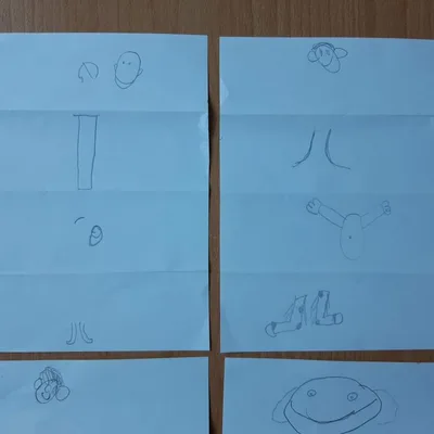 Štafetové kreslení - panáček, 2. 10. 2023