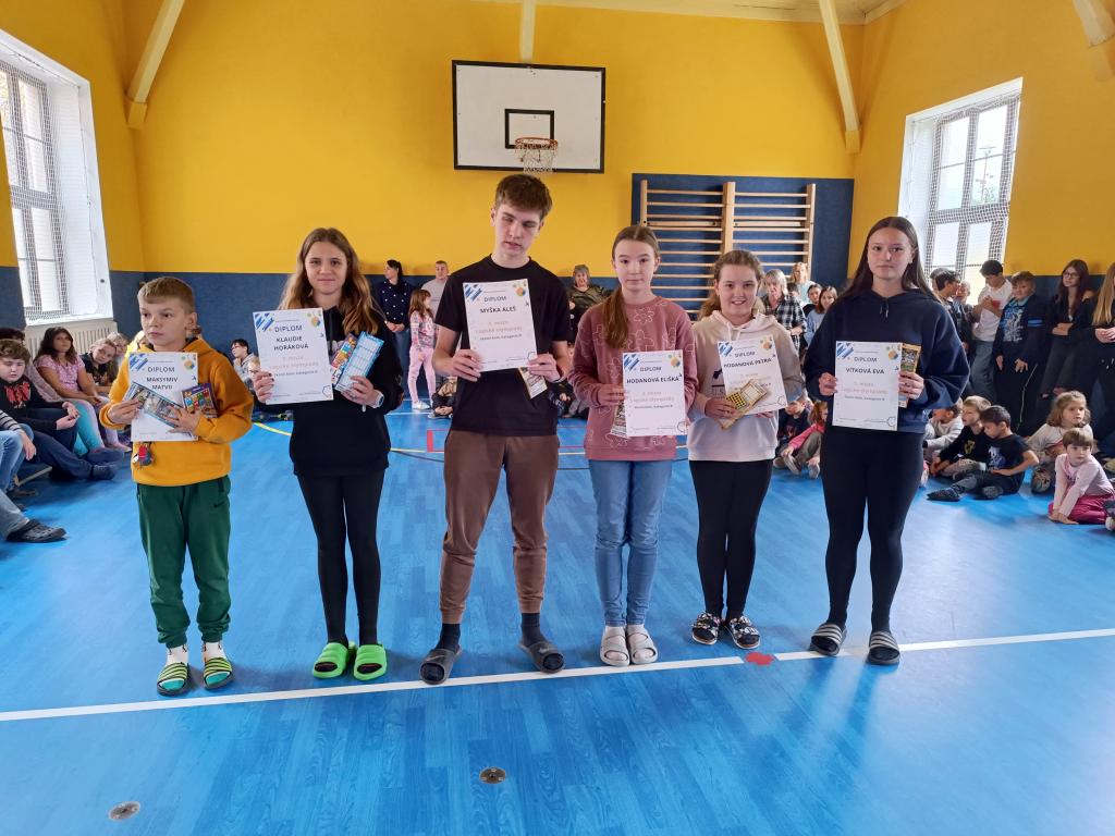Vyhlášení soutěží a olympiád, 31. 10. 2023