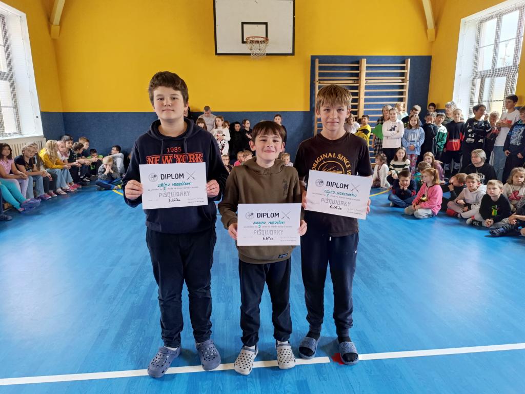 Vyhlášení soutěží a olympiád, 31. 10. 2023