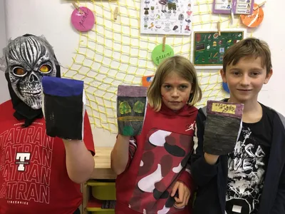 Dušičkový den ve 4. A, 3. 11. 2023
