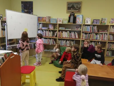 Návštěva knihovny, 16. 11. 2023