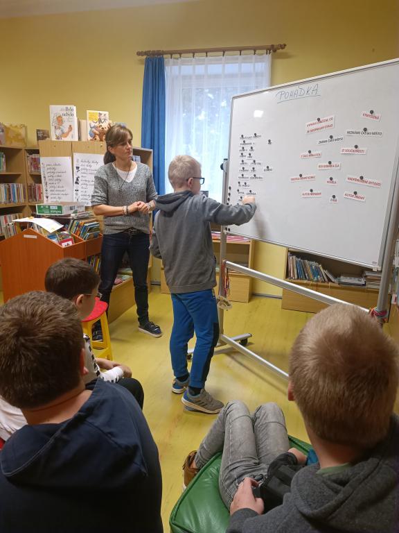 Návštěva knihovny, 13. 11. 2023