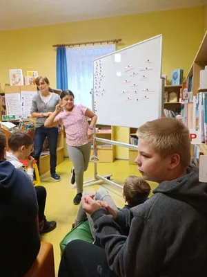 Návštěva knihovny, 13. 11. 2023